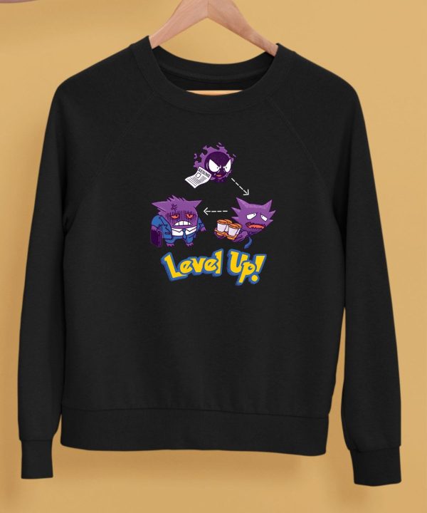 Gengar Pokemon Level Up Shirt5