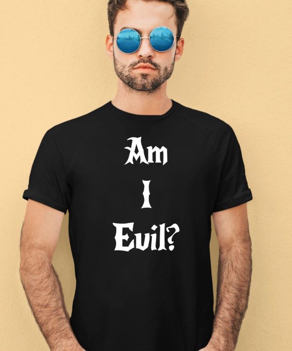 James B Jones Wearing Am I Evil Shirt4