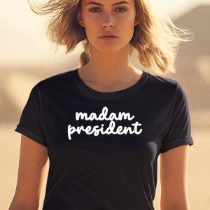 Katie Phang Wearing Madam President Shirt