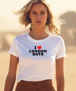 Maisie Peters Wearing I Love London Boys Shirt3