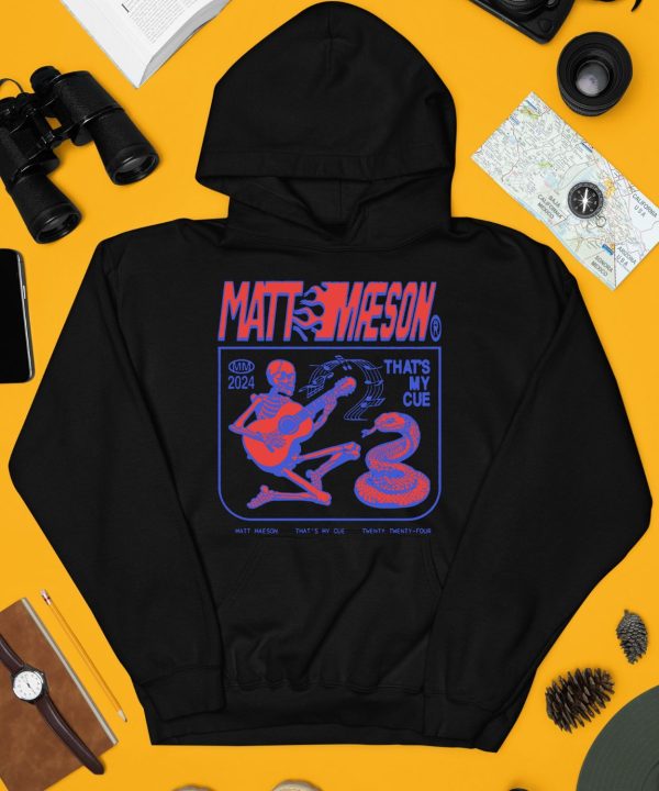 Matt Maeson Thats My Cue Red Skeleton Shirt3