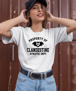 Property Of Clandestine Athletic Dept Xxl Shirt