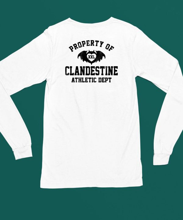 Property Of Clandestine Athletic Dept Xxl Shirt4