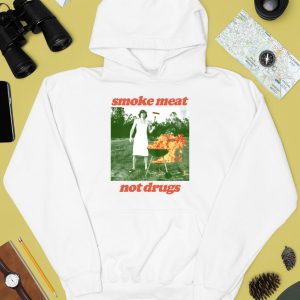 Smoke Meat Not Drugs Natural Tee