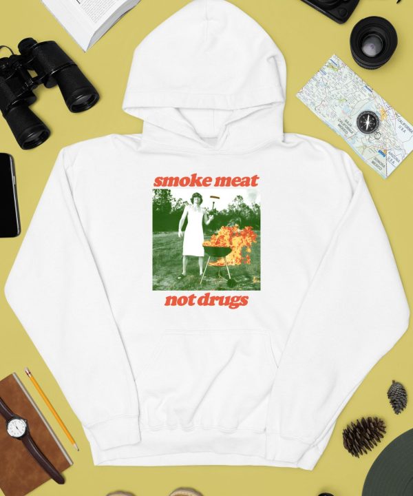 Smoke Meat Not Drugs Natural Tee