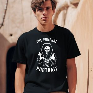 The Funeral Portrait Logo Coffin Skull Shirt