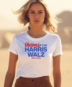 Unions For Harris Walz Afl Cio Shirt3