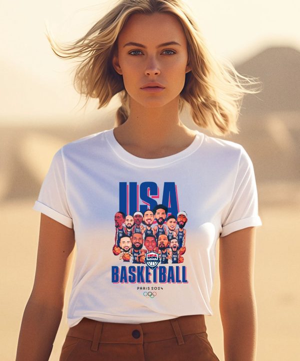 Usa Basketball Paris 2024 Shirt3