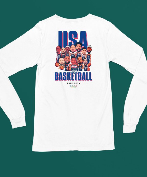 Usa Basketball Paris 2024 Shirt4