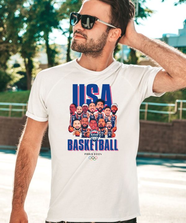 Usa Basketball Paris 2024 Shirt5