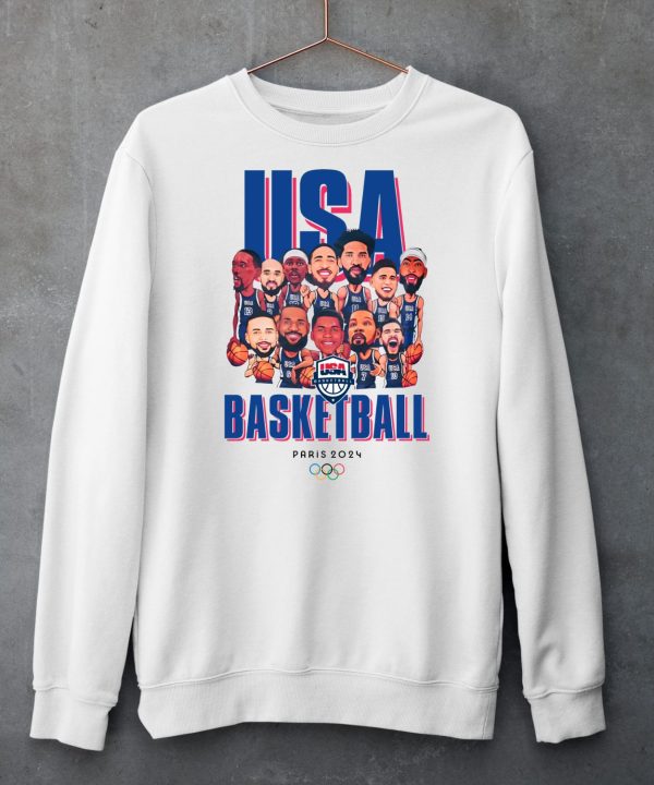 Usa Basketball Paris 2024 Shirt6