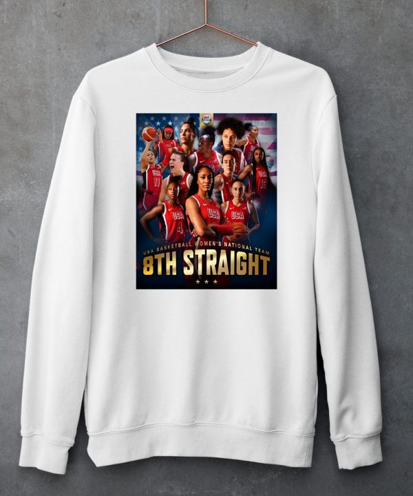 Usa Basketball Womens National Team 8Th Straight Shirt6