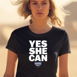 Yes She Can Harris Walz Shirt