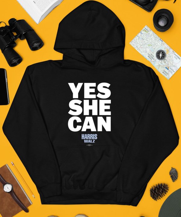 Yes She Can Harris Walz Shirt3