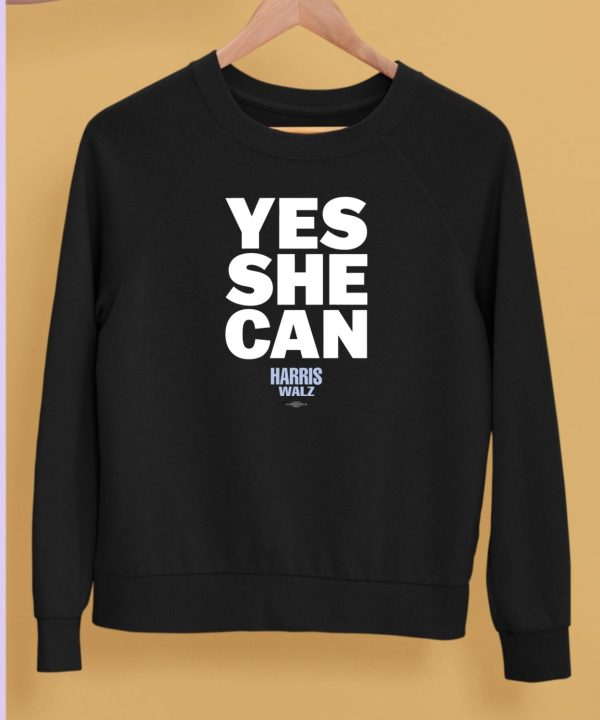 Yes She Can Harris Walz Shirt5